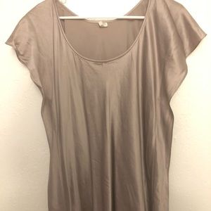 For All Mankind Silk Tunic Top